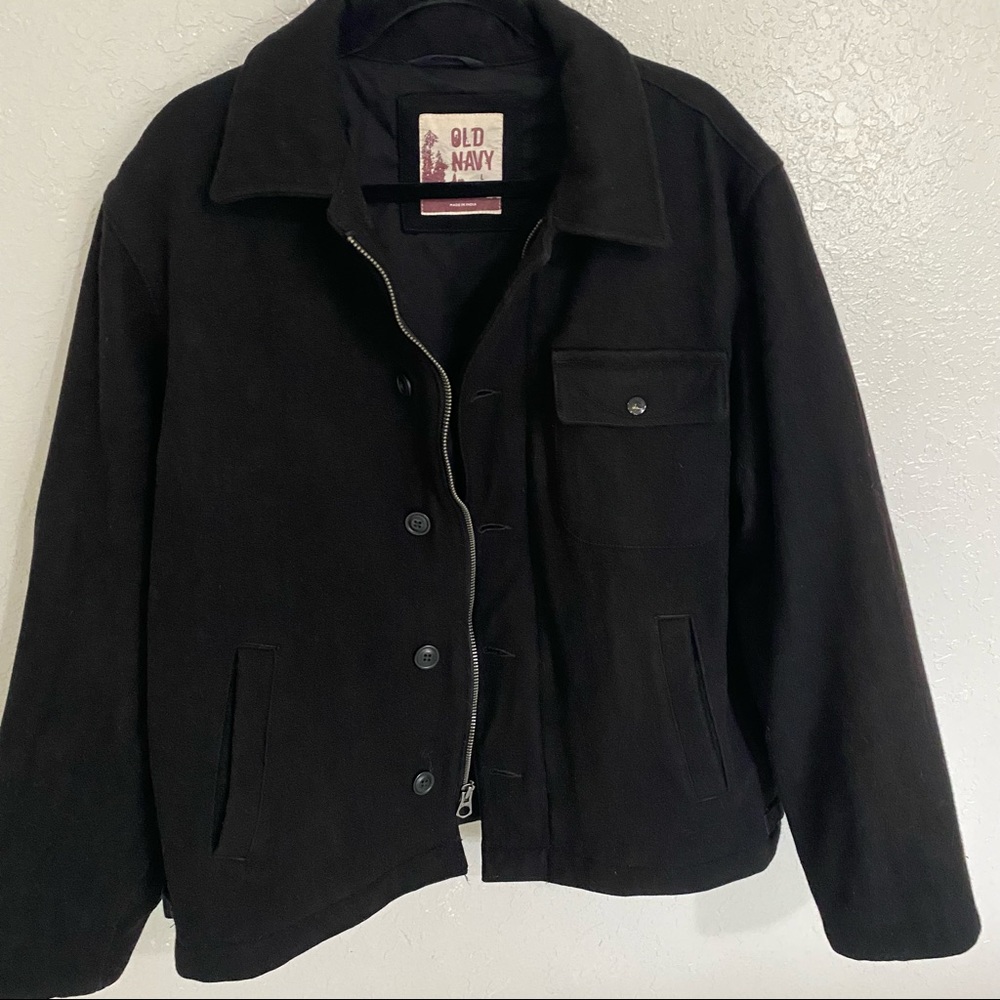 Old Navy 70% Wool Coat Jacket Sz L